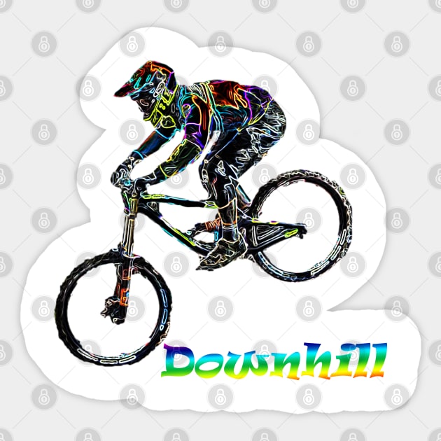 mtb downhill Sticker by rickylabellevie